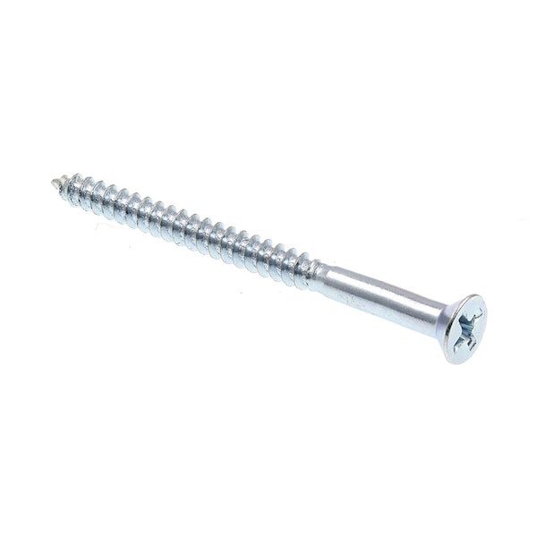 Prime-Line Wood Screw Flat Head Phillip Drive No. 9 X 2-1/2in Zinc Plated Steel 25PK 9035471 - main